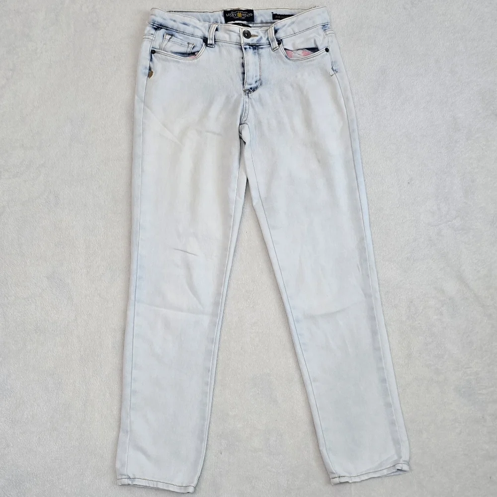 Lot of 2 Girl's Lucky Brand Jeans - Wide Leg Cargo & Zoe Jeggings - Size 14 - Picture 6 of 7